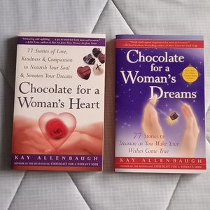 Bundle of 2 Books, Chocolate for Woman's Heart & Chocolate for a Woman's Dreams